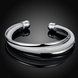 Wholesale Trendy Silver Figure Bangle&Cuff TGSPBL026 1 small