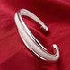 Wholesale Trendy Silver Figure Bangle&Cuff TGSPBL026 2 small