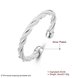 Wholesale Trendy Silver Round Bangle&Cuff TGSPBL028 1 small