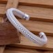 Wholesale Classic Silver Round Bangle&Cuff TGSPBL030 0 small