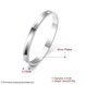 Wholesale Trendy Silver Round Bangle&Cuff TGSPBL038 0 small