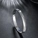 Wholesale Trendy Silver Round Bangle&Cuff TGSPBL038 4 small