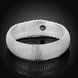 Wholesale Trendy Silver Round Bangle&Cuff TGSPBL040 2 small