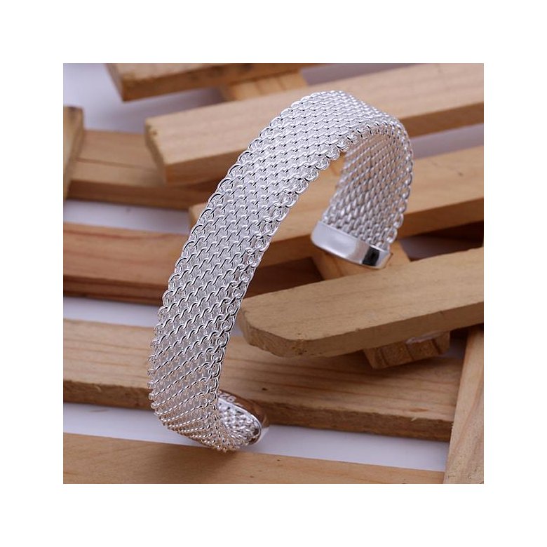 Wholesale Trendy Silver Figure Bangle&Cuff TGSPBL042 0