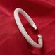 Wholesale Trendy Silver Round Bangle&Cuff TGSPBL049 3 small