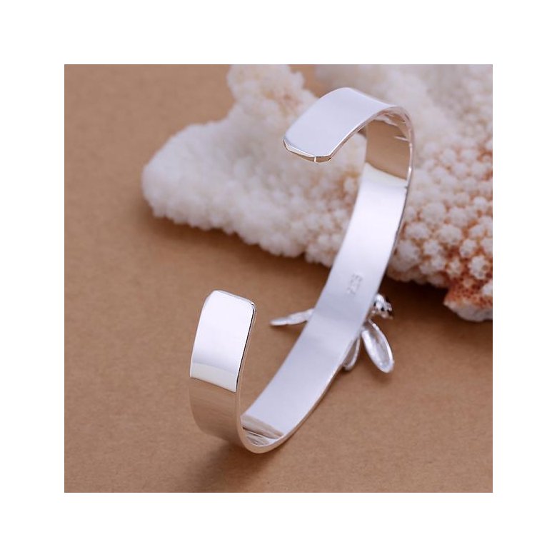 Wholesale Trendy Silver Insect Wood Bangle&Cuff TGSPBL051 0