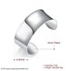 Wholesale Trendy Silver Round Bangle&Cuff TGSPBL053 0 small