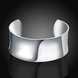 Wholesale Trendy Silver Round Bangle&Cuff TGSPBL053 1 small