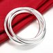 Wholesale Trendy Silver Round Bangle&Cuff TGSPBL060 3 small