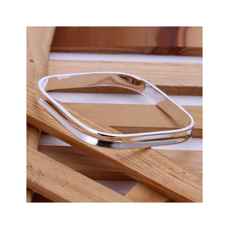 Wholesale Trendy Silver Figure Bangle&Cuff TGSPBL062 0