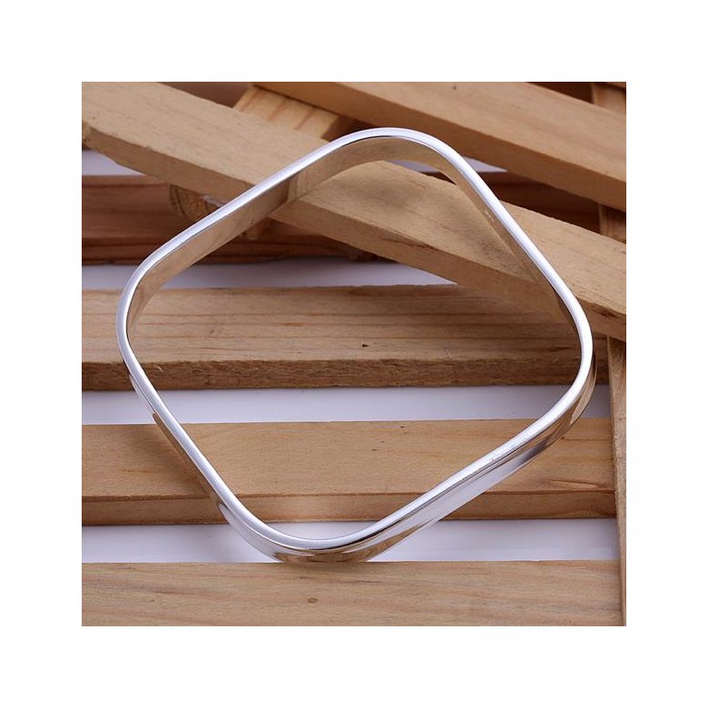 Wholesale Trendy Silver Figure Bangle&Cuff TGSPBL062 1