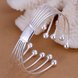 Wholesale Trendy Silver Plant Bangle&Cuff TGSPBL065 0 small