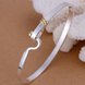 Wholesale Classic Silver Round Bangle&Cuff TGSPBL067 0 small