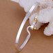 Wholesale Classic Silver Round Bangle&Cuff TGSPBL067 2 small