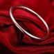 Wholesale Trendy Silver Round Bangle&Cuff TGSPBL071 4 small