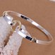 Wholesale Classic Silver Round Bangle&Cuff TGSPBL073 2 small