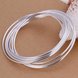 Wholesale Classic Silver Round Bangle&Cuff TGSPBL074 3 small