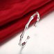 Wholesale Classic Silver Plant Bangle&Cuff TGSPBL078 3 small