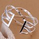 Wholesale Trendy Silver Figure Bangle&Cuff TGSPBL087 1 small