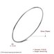 Wholesale Trendy Silver Round Bangle&Cuff TGSPBL089 0 small