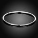 Wholesale Romantic Silver Round Bangle&Cuff TGSPBL090 1 small