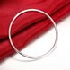 Wholesale Romantic Silver Round Bangle&Cuff TGSPBL090 3 small