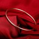 Wholesale Trendy Silver Round Bangle&Cuff TGSPBL091 3 small