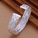 Wholesale Classic Silver Round Bangle&Cuff TGSPBL092 1 small