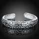 Wholesale Classic Silver Figure Bangle&Cuff TGSPBL095 1 small