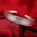 Wholesale Trendy Silver Figure Bangle&Cuff TGSPBL096 4 small