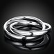 Wholesale Trendy Silver Round Bangle&Cuff TGSPBL098 1 small