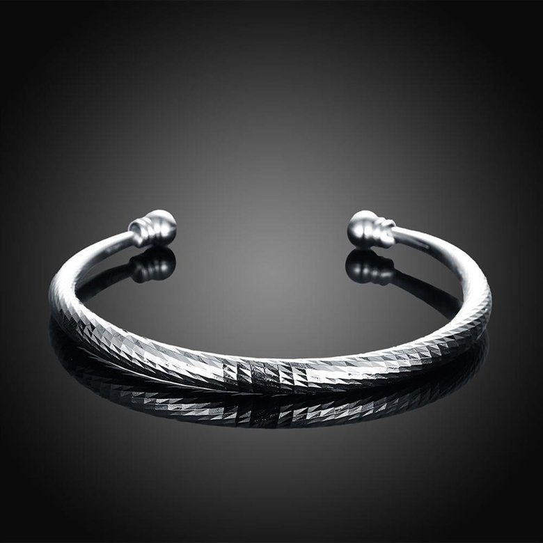 Wholesale Classic Silver Figure Bangle&Cuff TGSPBL102 0