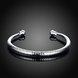 Wholesale Classic Silver Figure Bangle&Cuff TGSPBL102 0 small