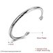 Wholesale Classic Silver Figure Bangle&Cuff TGSPBL102 1 small