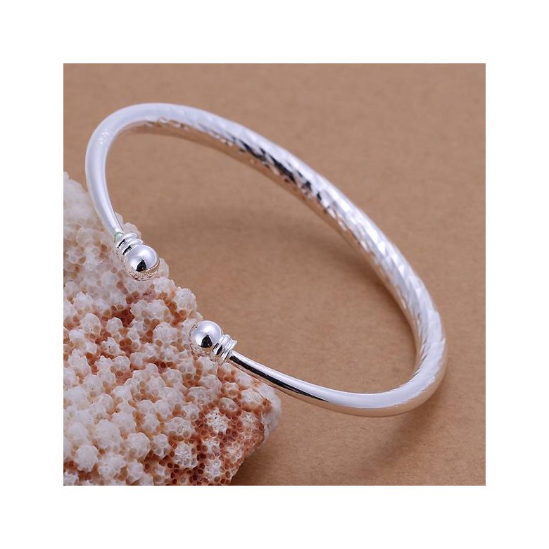 Wholesale Classic Silver Figure Bangle&Cuff TGSPBL102 2