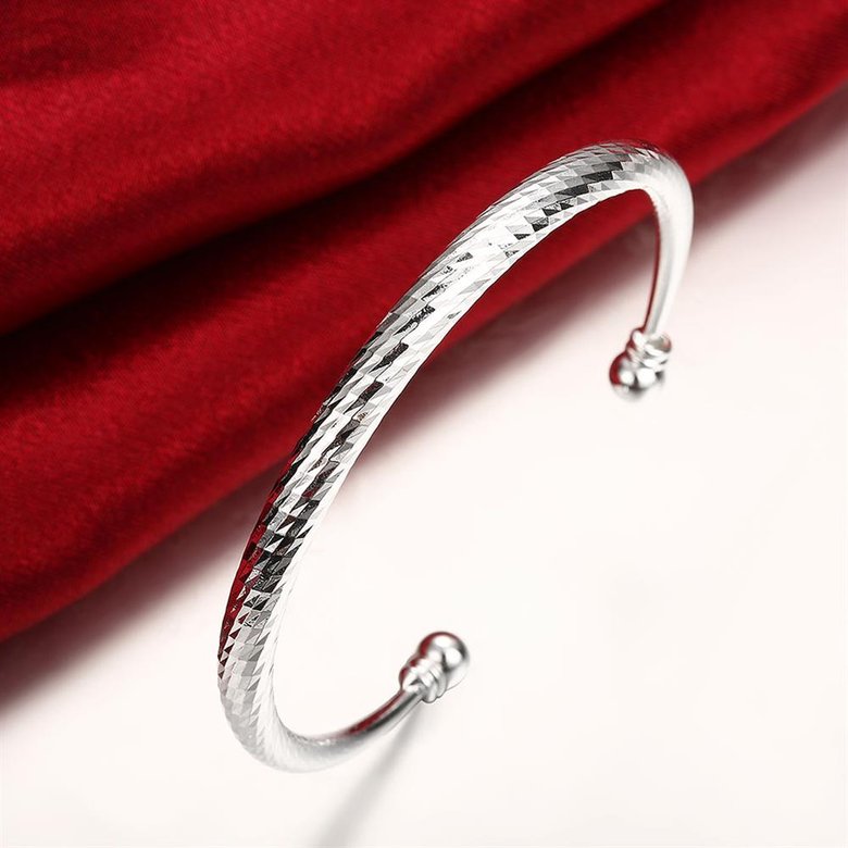 Wholesale Classic Silver Figure Bangle&Cuff TGSPBL102 4