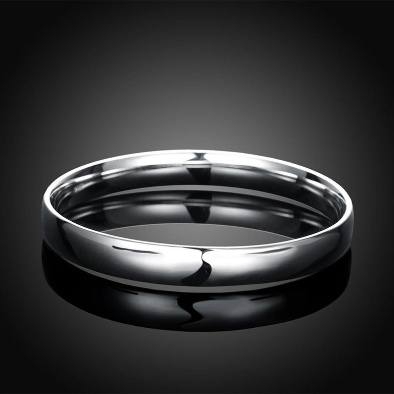 Wholesale Romantic Silver Round Bangle&Cuff TGSPBL107 1