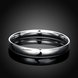 Wholesale Romantic Silver Round Bangle&Cuff TGSPBL107 1 small