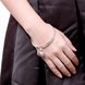 Wholesale Classic Silver Heart Bangle&Cuff TGSPBL109 4 small