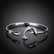 Wholesale Office/career Silver Animal Bangle&Cuff TGSPBL112 2 small