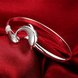 Wholesale Office/career Silver Animal Bangle&Cuff TGSPBL112 3 small