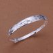 Wholesale Classic Silver Plant Bangle&Cuff TGSPBL120 0 small