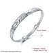 Wholesale Classic Silver Plant Bangle&Cuff TGSPBL120 1 small