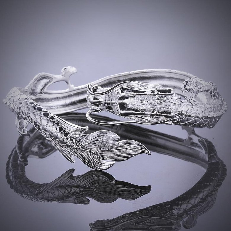 Wholesale Classic Silver Animal Bangle&Cuff TGSPBL146 2