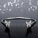 Wholesale Classic Silver Insect Bangle&Cuff TGSPBL153 2 small