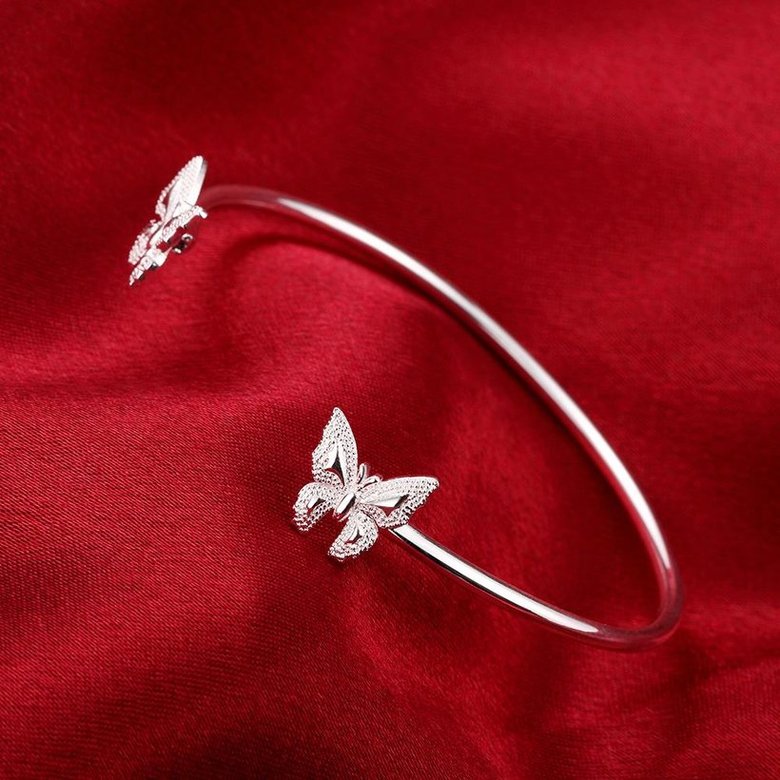 Wholesale Classic Silver Insect Bangle&Cuff TGSPBL153 3