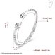 Wholesale Trendy Silver Round Bangle&Cuff TGSPBL156 0 small