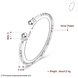 Wholesale Trendy Silver Round Bangle&Cuff TGSPBL156 0 small