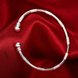 Wholesale Trendy Silver Round Bangle&Cuff TGSPBL159 4 small