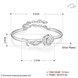 Wholesale Trendy Silver Plant Bangle&Cuff TGSPBL165 0 small